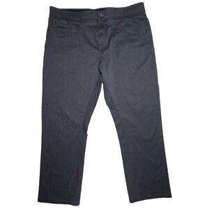 Weatherproof Vintage 5-Pocket Mens Pants 40x30 Gray Straight Fit Stretch Jeans